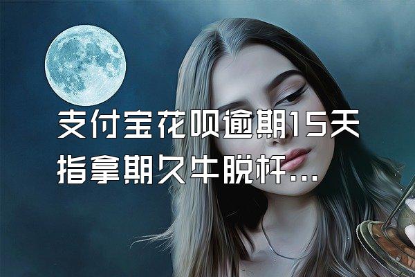 支付宝花呗逾期15天指拿期久牛脱杆印道没催收