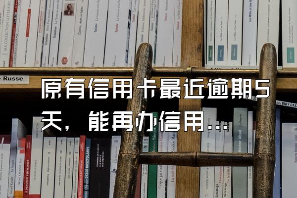 原有信用卡最近逾期5天，能再办信用卡吗？