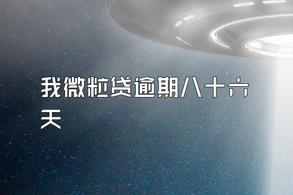 我微粒贷逾期八十六天