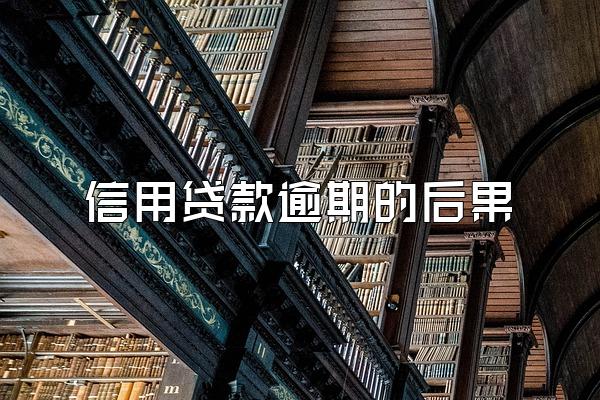 信用贷款逾期的后果