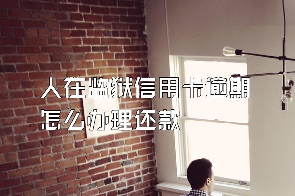 人在监狱信用卡逾期怎么办理还款