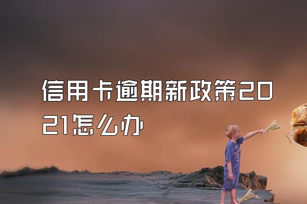 信用卡逾期新政策2021怎么办
