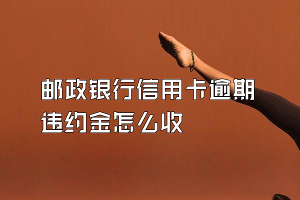 邮政银行信用卡逾期违约金怎么收