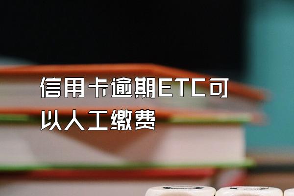 信用卡逾期ETC可以人工缴费