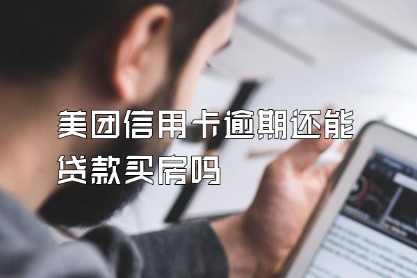 美团信用卡逾期还能贷款买房吗