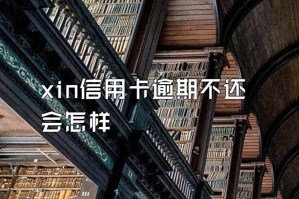 xin信用卡逾期不还会怎样