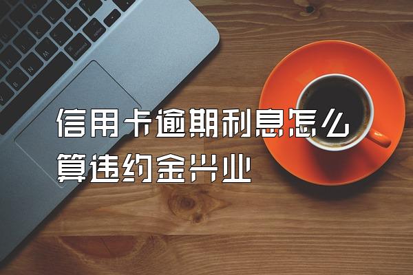 信用卡逾期利息怎么算违约金兴业