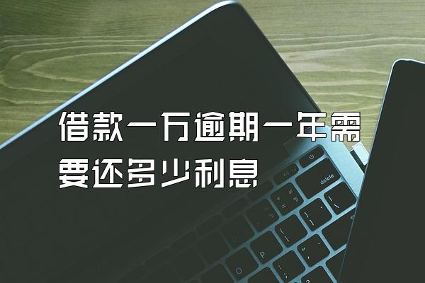 借款一万逾期一年需要还多少利息