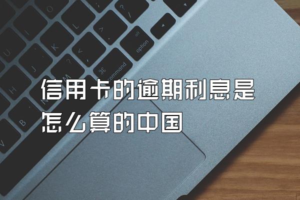 信用卡的逾期利息是怎么算的中国