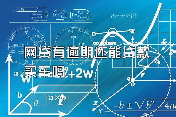 网贷有逾期还能贷款买车吗