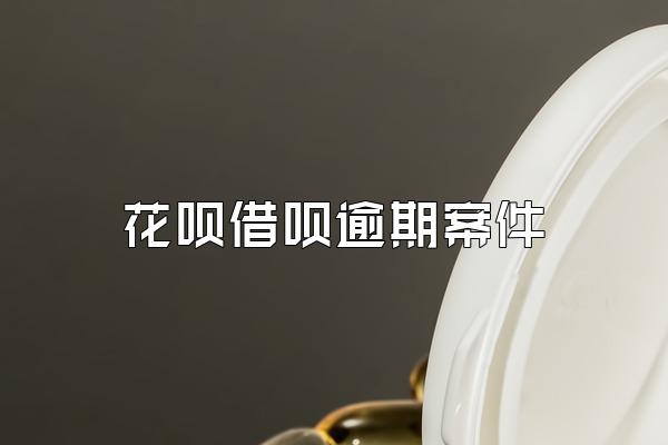 花呗借呗逾期案件