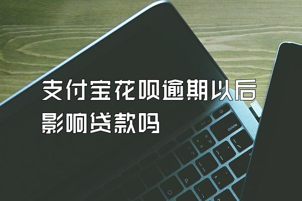 支付宝花呗逾期以后影响贷款吗