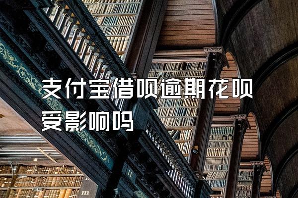 支付宝借呗逾期花呗受影响吗