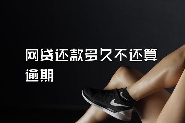 网贷还款多久不还算逾期