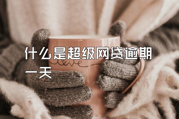 什么是超级网贷逾期一天