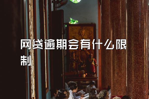 网贷逾期会有什么限制