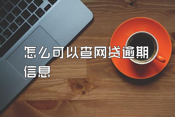 怎么可以查网贷逾期信息