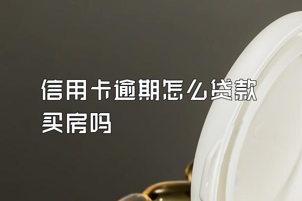 信用卡逾期怎么贷款买房吗