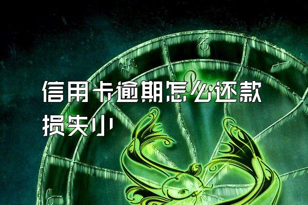 信用卡逾期怎么还款损失小