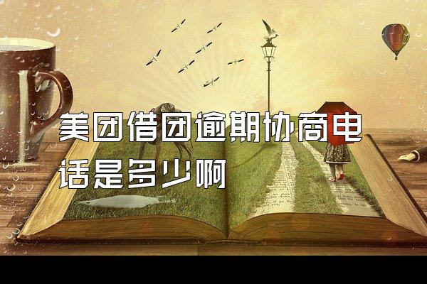 美团借团逾期协商电话是多少啊