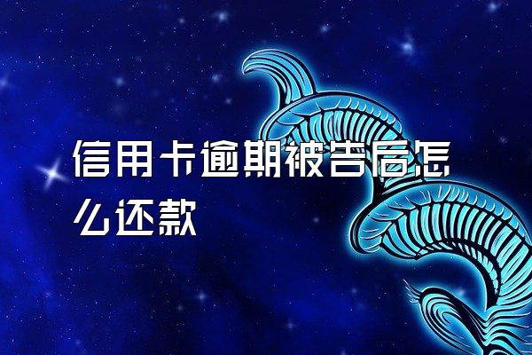 信用卡逾期被告后怎么还款