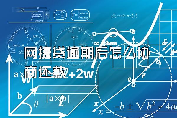 网捷贷逾期后怎么协商还款